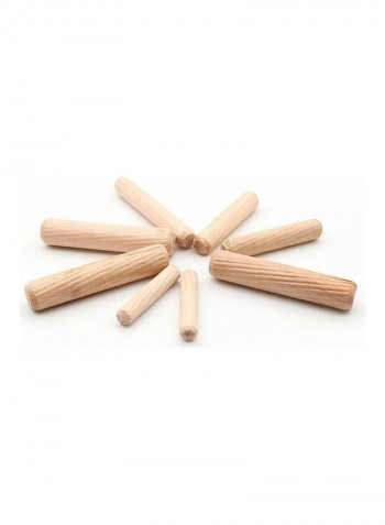 300-Piece Round Dowel Furniture Connectors Beige 52x40x45cm