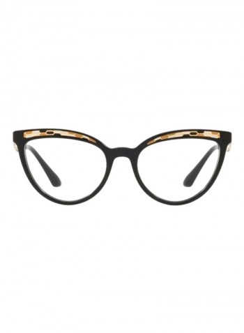 Cat Eye Eyeglasses - Lens Size: 53 mm للنساء