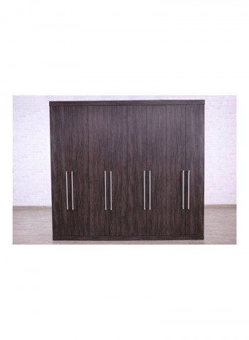 8-Door Wardrobe Brown