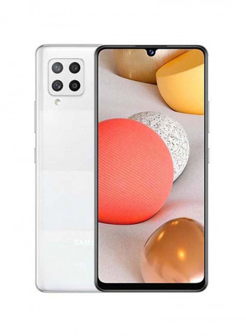Samsung Galaxy A42 Dual SIM Prism Dot White 6GB RAM 128GB 5G - International Version