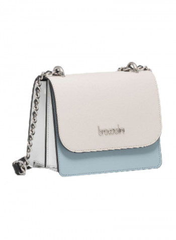 Michelle Dual Tone Detail Crossbody Bag Multicolour