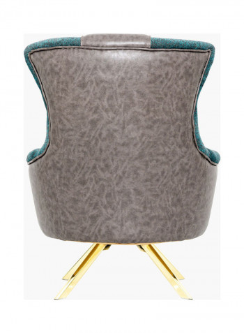 Segovia Fabric Easy Chair With Cushion Blue
