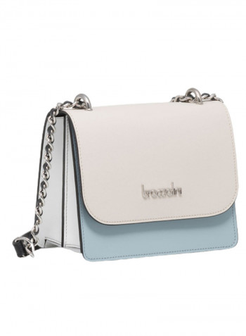 Logo Detail Michelle Crossbody Bag Blue/White/Black