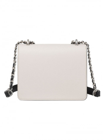 Logo Detail Michelle Crossbody Bag Blue/White/Black