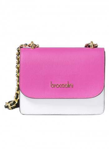 Logo Detail Michelle Crossbody Bag Multicolour
