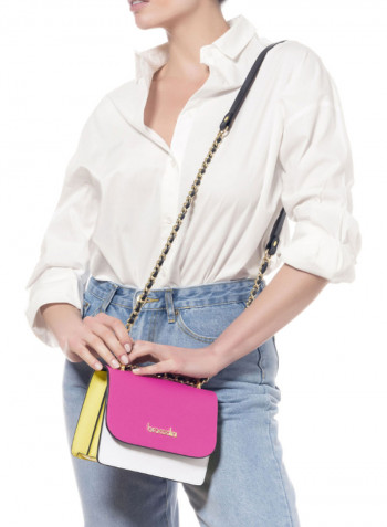 Logo Detail Michelle Crossbody Bag Multicolour