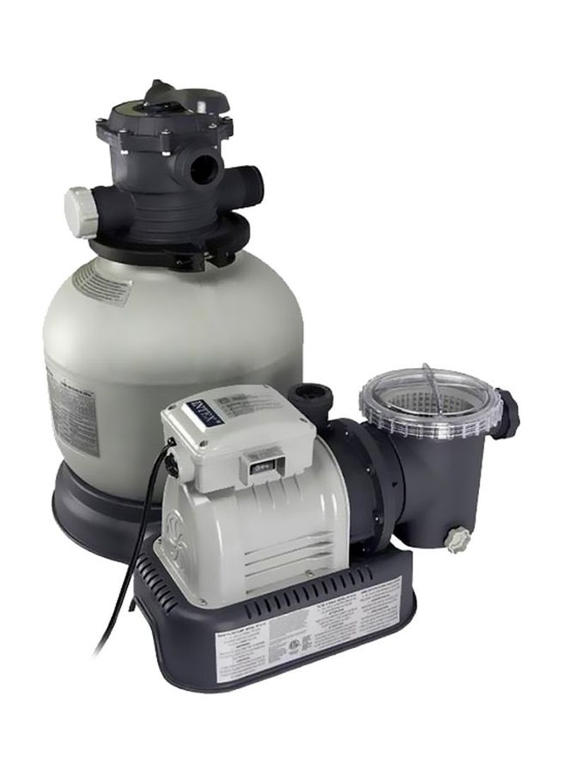 2800 Gallons And Filter Pump Grey/Black 488cm