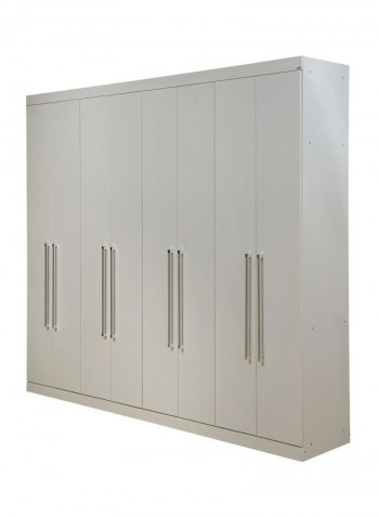 8-Door Mikeno Wardrobe White