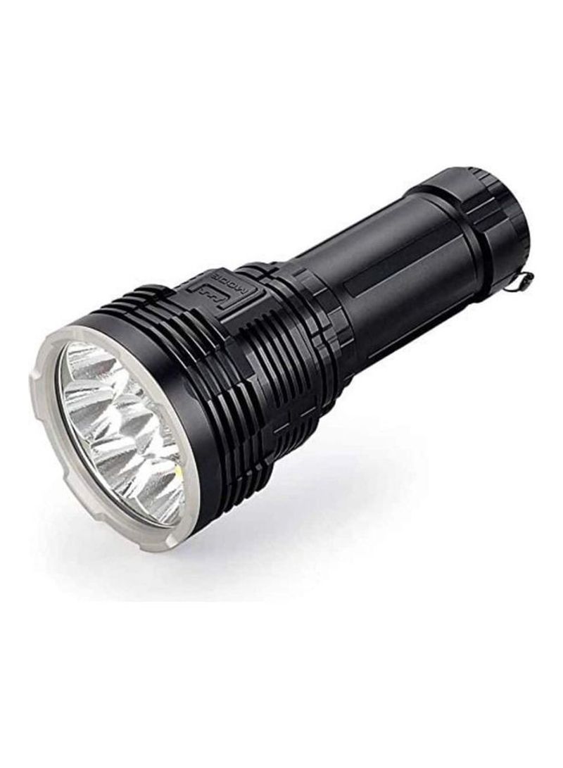 8-LED Flashlight Black 10.2x5.31x4.41cm