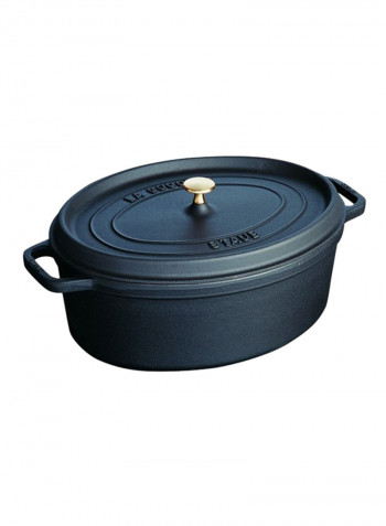 Cocotte Casserole Dish Black Matte 31centimeter