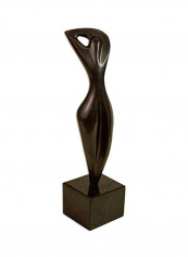 Decorative Awakening Sculpture Bronze 13x3.2x3.2inch