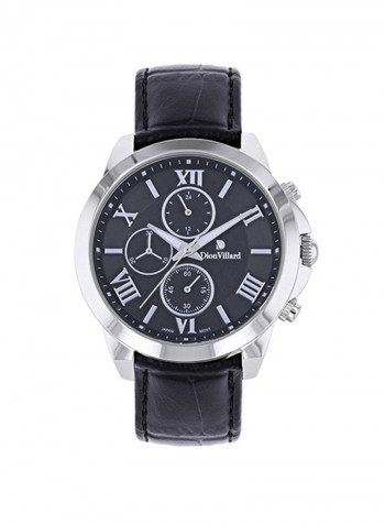 Men's Leather Analog Wrist-Watch Dvw19052