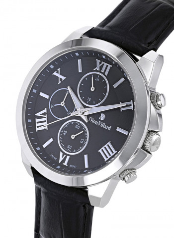 Men's Leather Analog Wrist-Watch Dvw19052