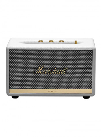 Acton II Bluetooth Speaker White