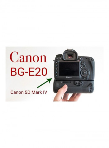 Battery Grip For EOS 5D Mark IV BG-E20 151.7x114.4x84.3millimeter Black