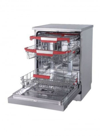 Dishwasher 7 programs 15 place 3 baskets 2 Years Warranty EVDW-153H-S Silver