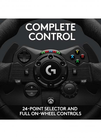 G923 1000Hz Racing Leather Cover Wheel And Pedals For Xbox One/PC