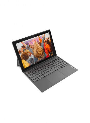 IdeaPad Duet 3 10IGL5 Laptop With 10.3-Inch Display, Celeron N4020 Processor/4GB RAM/128GB eMMC/Integrated Intel UHD Graphics 600/Windows 10 Home In S Mode/Eng-Ar Graphite Grey