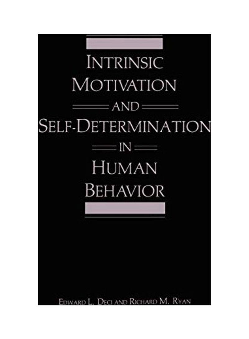 Intrinsic Motivation And Self-Determination In Human Behavior Hardcover English by Edward L. Deci