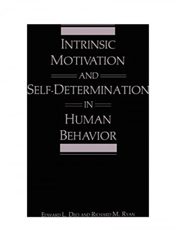 Intrinsic Motivation And Self-Determination In Human Behavior Hardcover English by Edward L. Deci