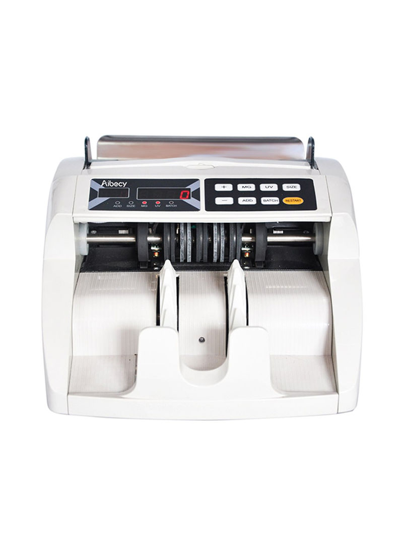 Multi-Currency Automatic Cash Counter Counting Machine White