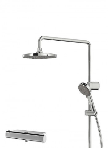 Shower Set With Thermostatic Mixer Silver 150centimeter