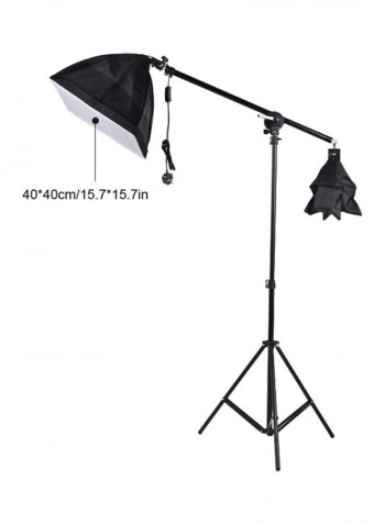 Professional Photography Light Set Black/White