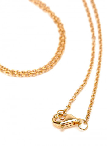 18K Gold Diamond Studded Necklace