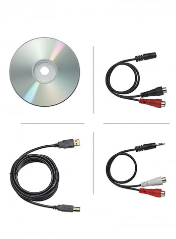 USB Turntable AT-LP120USBHC Silver/Grey