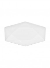 24-Piece Rectangular Platter Set White 10x6.25inch