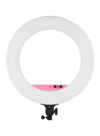 Bi-Colour LED Photography Ring Light 53.3x3x45.3centimeter White/Black