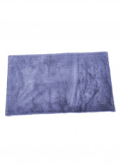 European Luxurious Solid Color Wear-Resistant Rug Purple 40x40centimeter