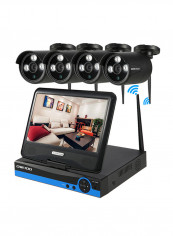 Wireless WiFi IP Night Vision Surveillance Camera Black 3.99kg