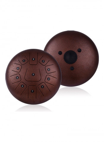 11-Tone Steel Tongue Drum With 2 Mallets