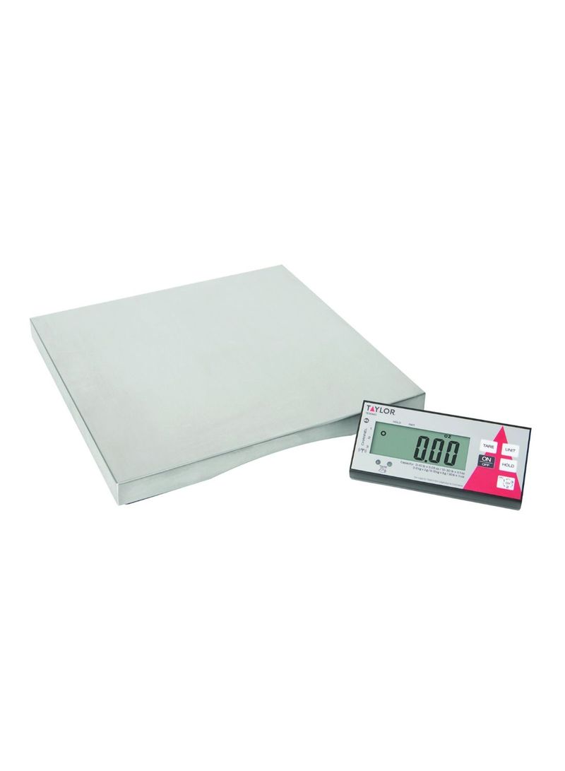 Digital Portion Control Measuring Scale With Wireless Display Silver/Black 38.7 x 38.1centimeter