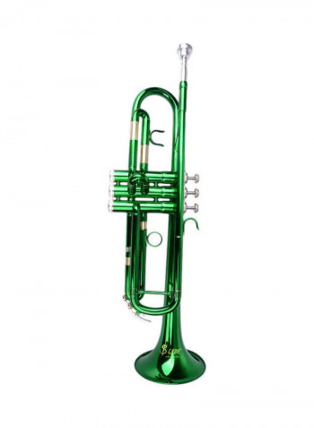 Trumpet Brass Exquisite with Cleaning Brush and Gloves