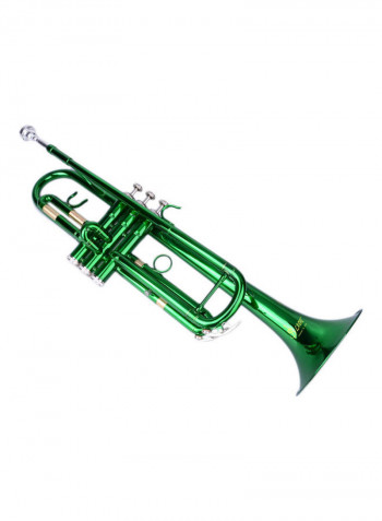 Trumpet Brass Exquisite with Cleaning Brush and Gloves