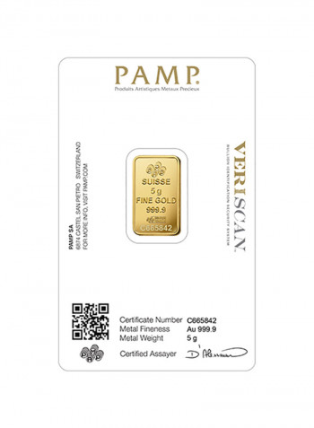 24K Fine Gold Bar Gold