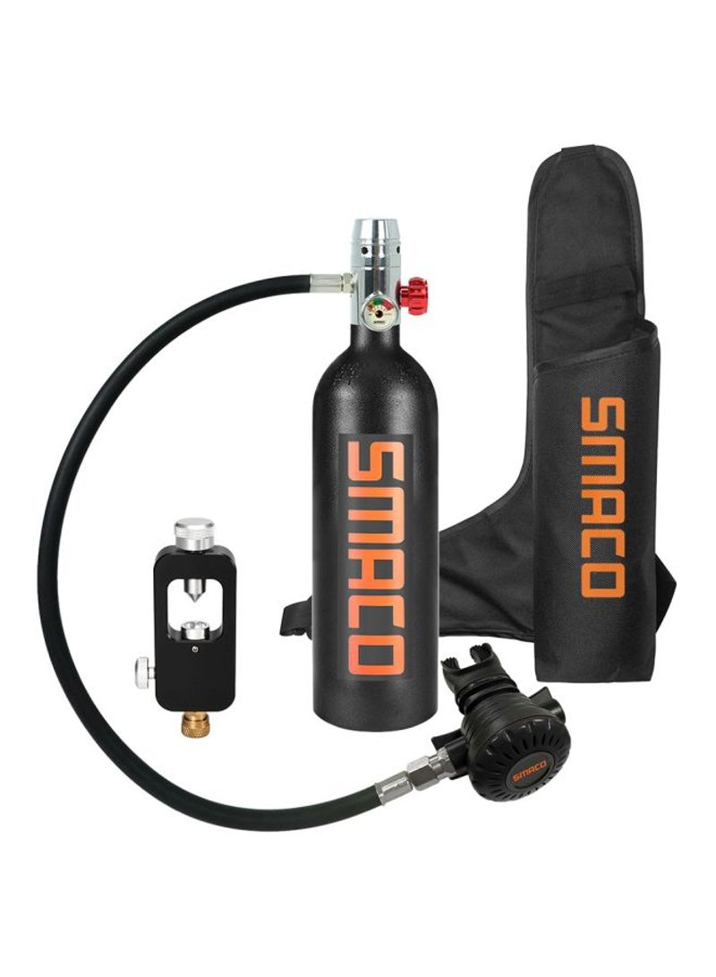 Scuba Oxygen Cylinder With Equipment Set 28.5x13x6.2centimeter