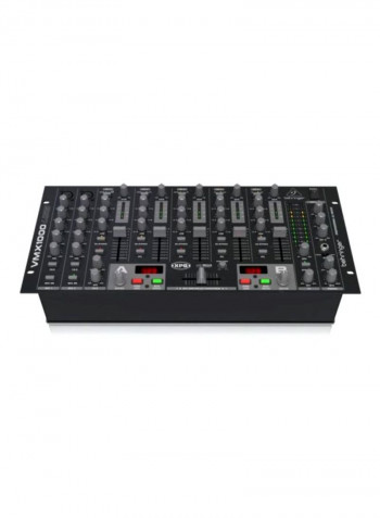 7-Channel Rack-Mount DJ Mixer VMX1000USB Black/Grey