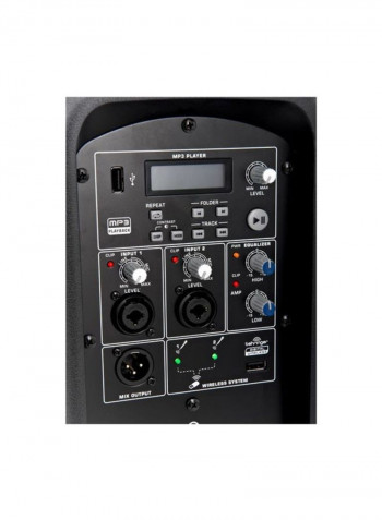 Eurolive Active 2-Way PA Loudspeaker With MP3 Player B112MP3 Black