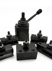 250 Wedge Type Quick Change Toolpost Tool Holder Black 14.50x5.50x8.00cm