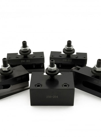 250 Wedge Type Quick Change Toolpost Tool Holder Black 14.50x5.50x8.00cm