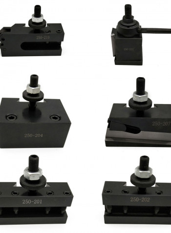 250 Wedge Type Quick Change Toolpost Tool Holder Black 14.50x5.50x8.00cm