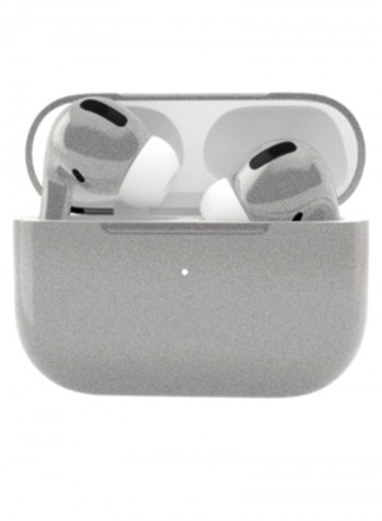 Apple AirPods Pro Wireless Bluetooth In-Ear With Charging Case Metallic Silver