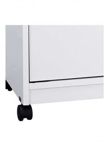 Kitchen Microwave Cart White