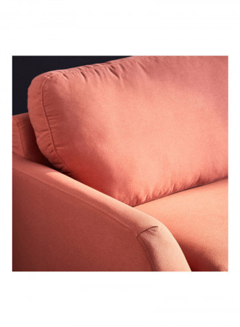 2-Seater Sofa With Two Cushion Red 152 x 91cm