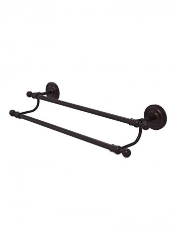 Que New Collection Double Towel Bar Brown 18inch