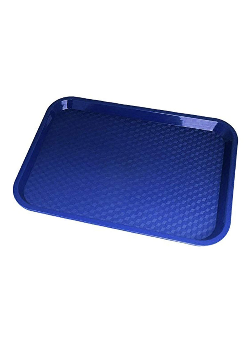 Textured Fast Food Tray Navy Blue 14x18inch