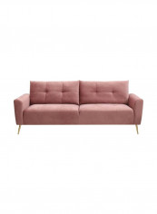Turin Triple Seater Sofa Blush Pink